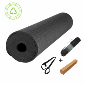 Black Yoga Mat – Anti Slip, Comfortable & Durable