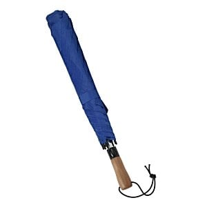 Foldable Umbrella with Wooden Handle – Windproof & Portable - Image 2